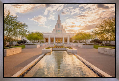 Phoenix Temple Golden Reflections