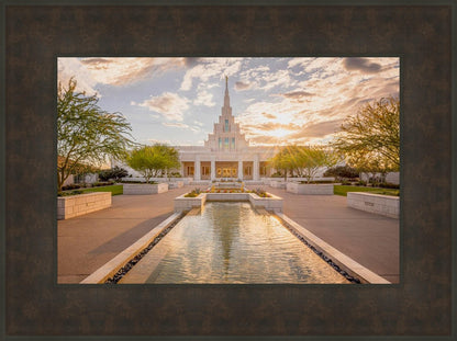 Phoenix Temple Golden Reflections