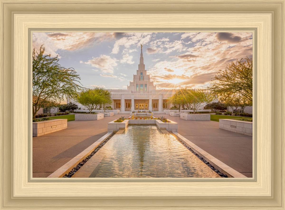 Phoenix Temple Golden Reflections