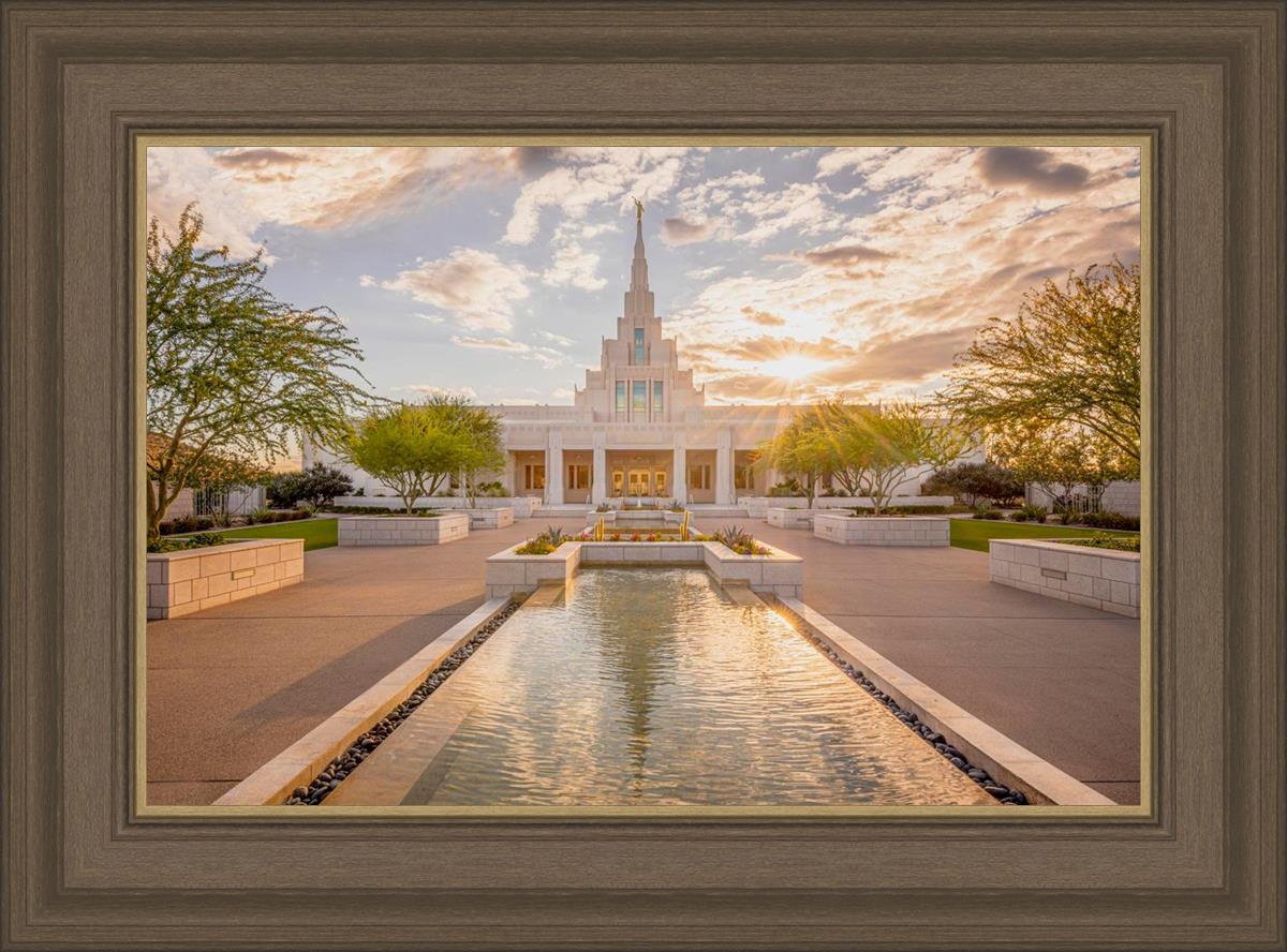 Phoenix Temple Golden Reflections