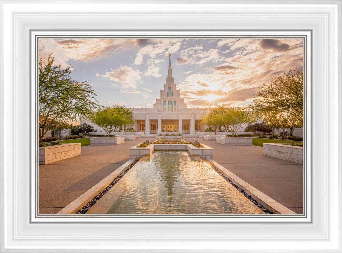 Phoenix Temple Golden Reflections