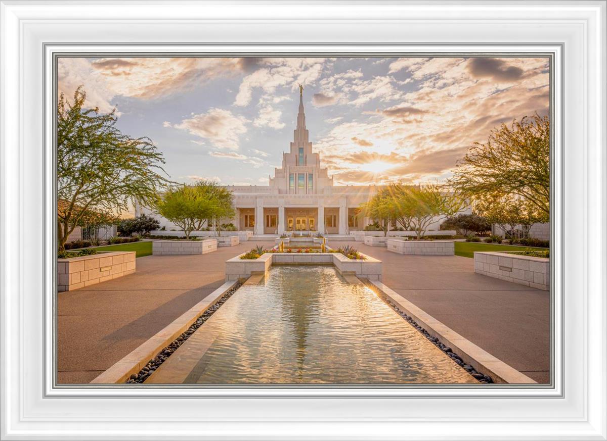 Phoenix Temple Golden Reflections