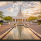 Phoenix Temple Golden Reflections
