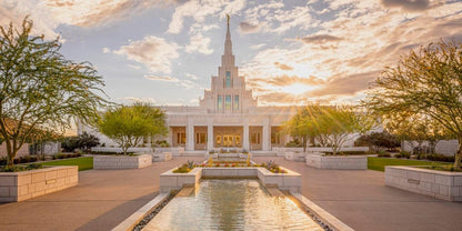 Phoenix Temple Golden Reflections