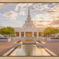 Phoenix Temple Golden Reflections
