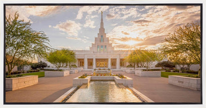 Phoenix Temple Golden Reflections