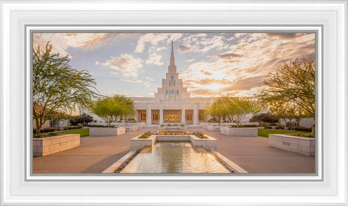Phoenix Temple Golden Reflections