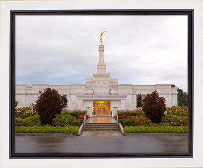 Detroit Temple After The Storm