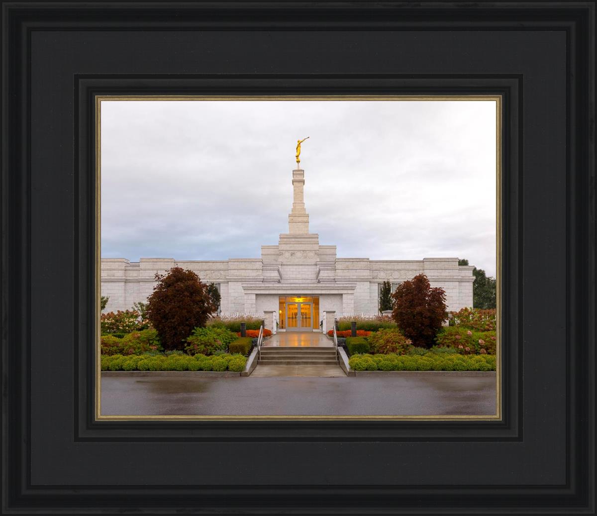 Detroit Temple After The Storm