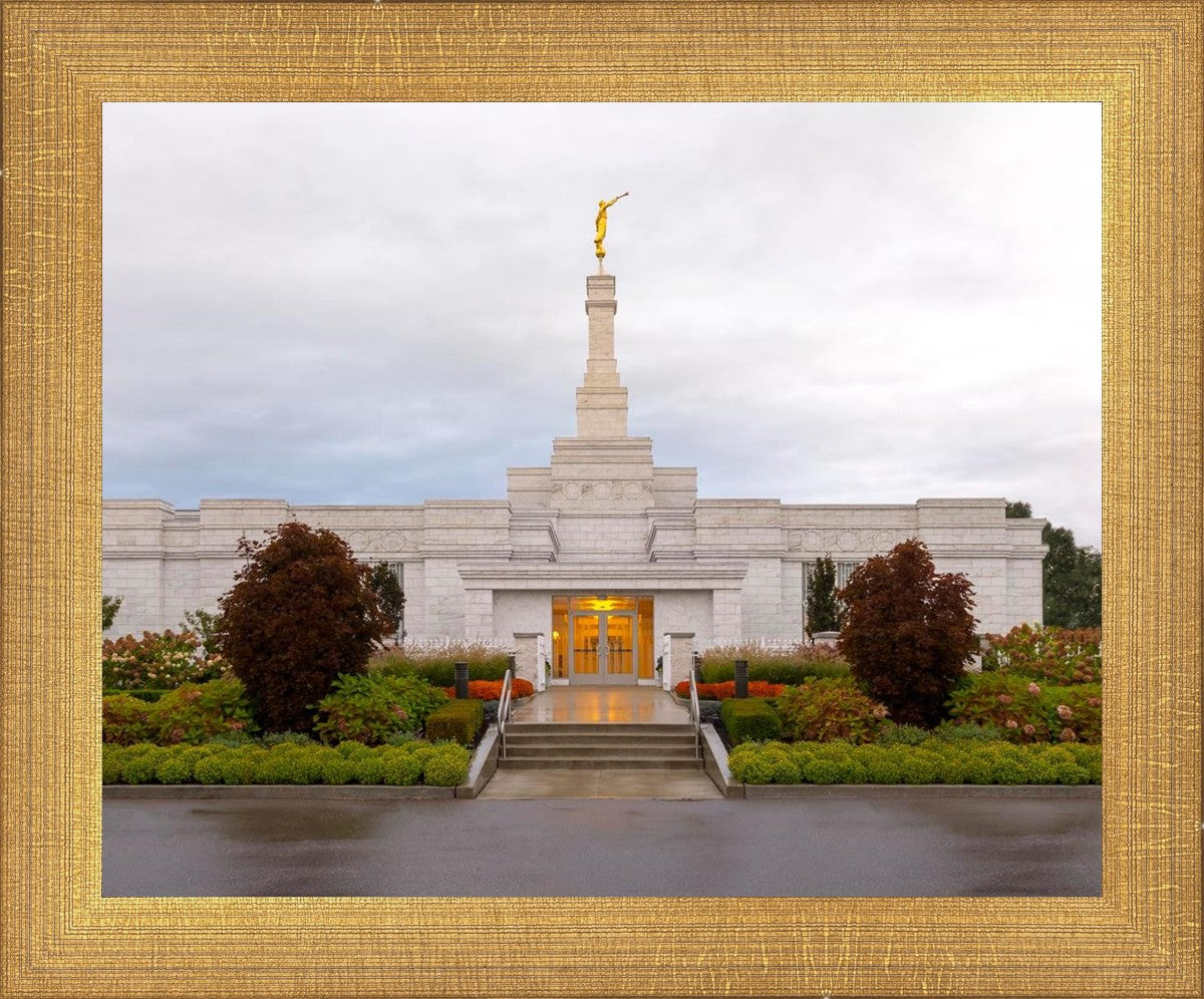 Detroit Temple After The Storm