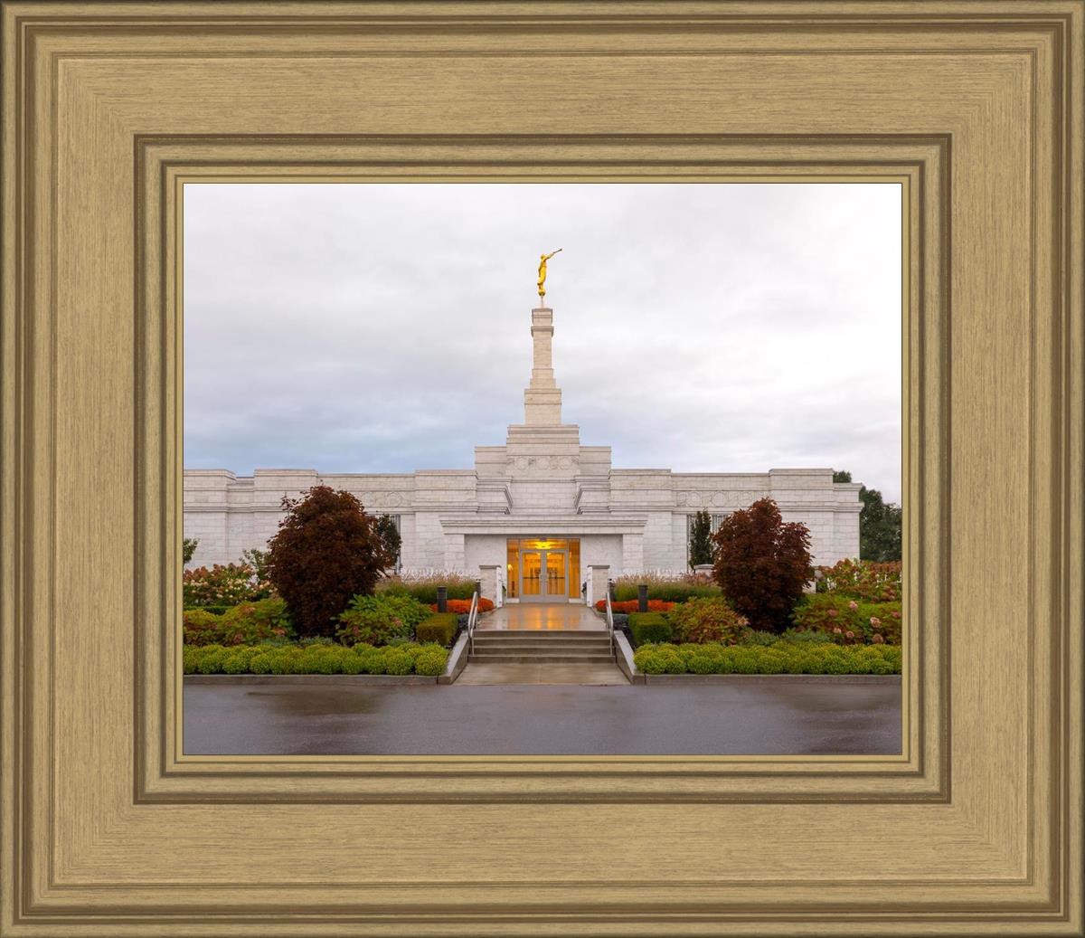 Detroit Temple After The Storm