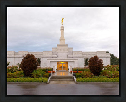 Detroit Temple After The Storm