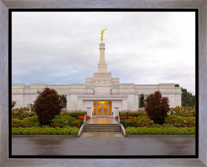 Detroit Temple After The Storm
