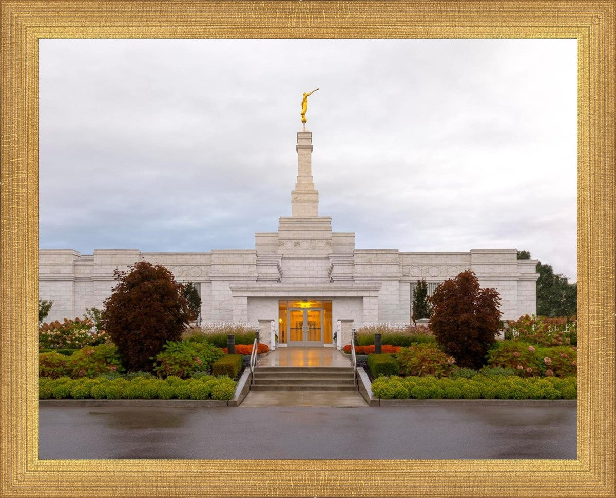 Detroit Temple After The Storm