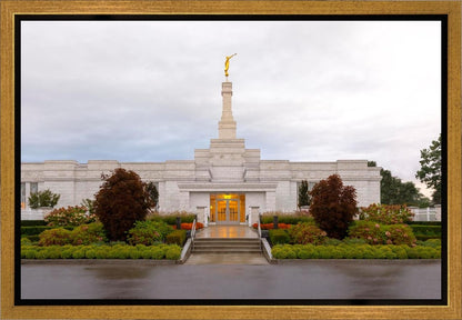 Detroit Temple After The Storm