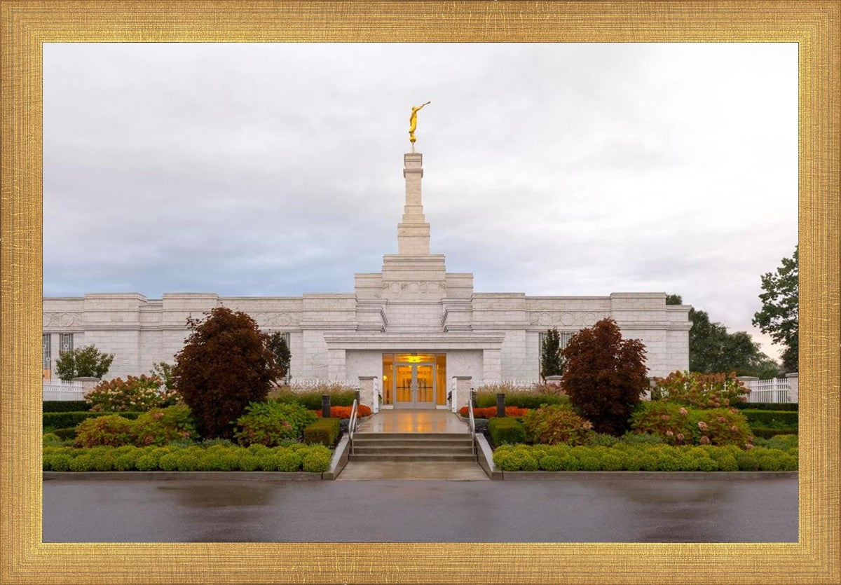 Detroit Temple After The Storm