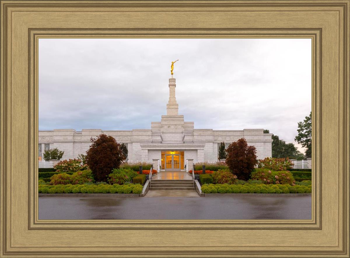 Detroit Temple After The Storm
