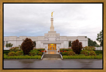 Detroit Temple After The Storm