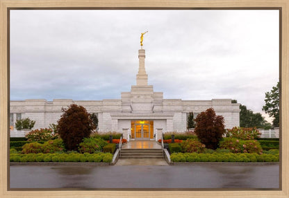 Detroit Temple After The Storm