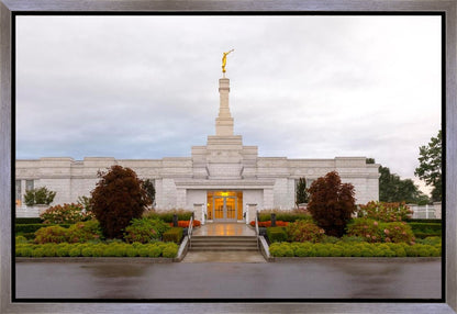 Detroit Temple After The Storm