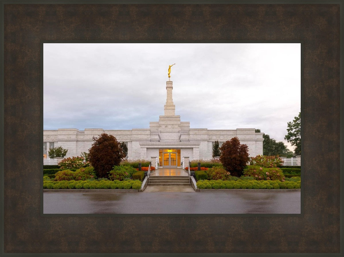 Detroit Temple After The Storm