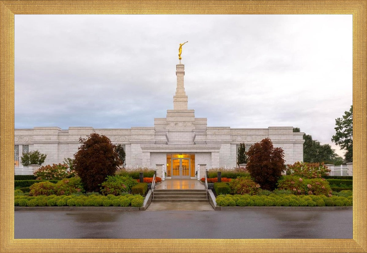 Detroit Temple After The Storm