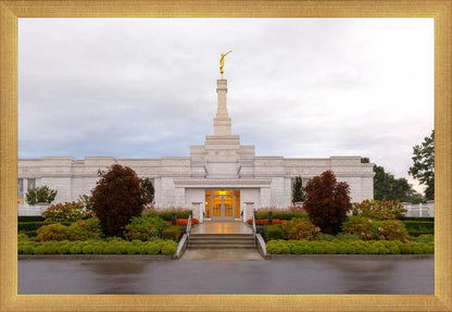 Detroit Temple After The Storm