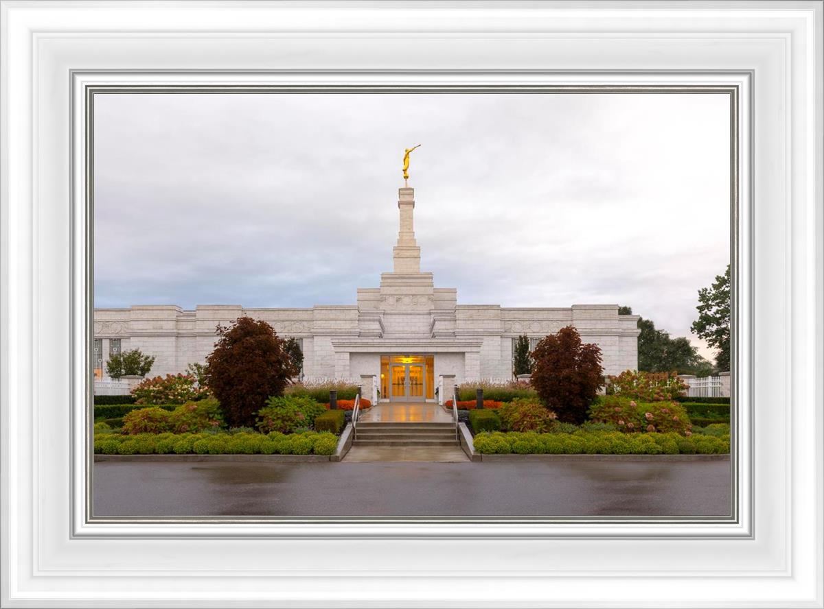 Detroit Temple After The Storm
