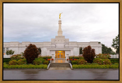 Detroit Temple After The Storm