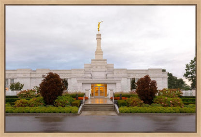 Detroit Temple After The Storm