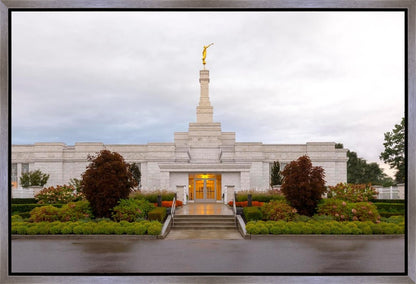 Detroit Temple After The Storm
