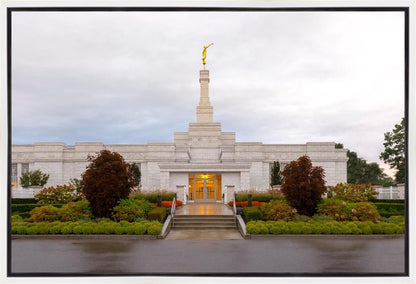 Detroit Temple After The Storm