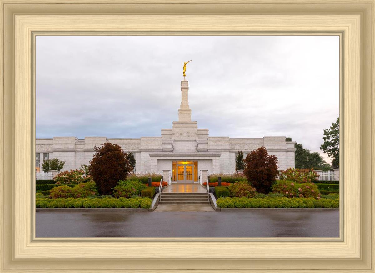 Detroit Temple After The Storm