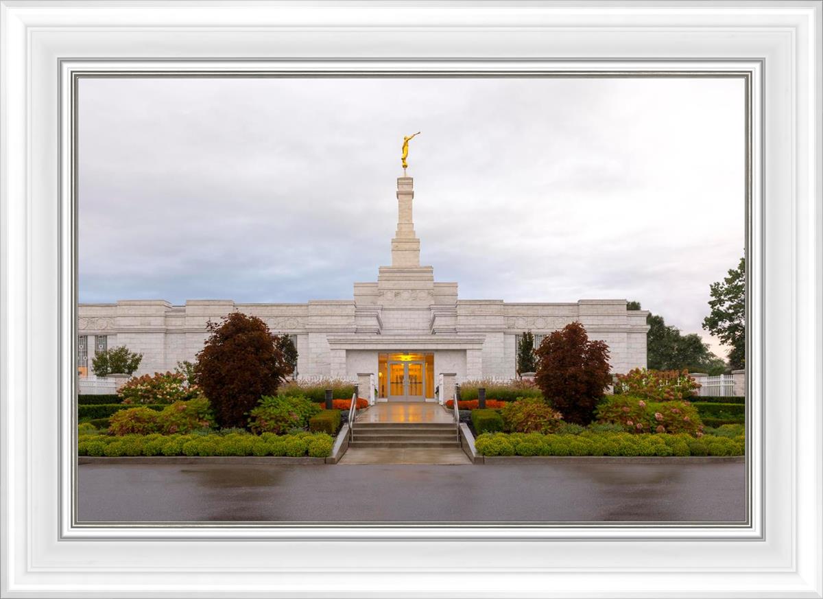 Detroit Temple After The Storm