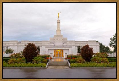 Detroit Temple After The Storm