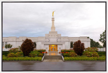Detroit Temple After The Storm