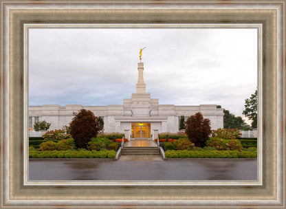 Detroit Temple After The Storm
