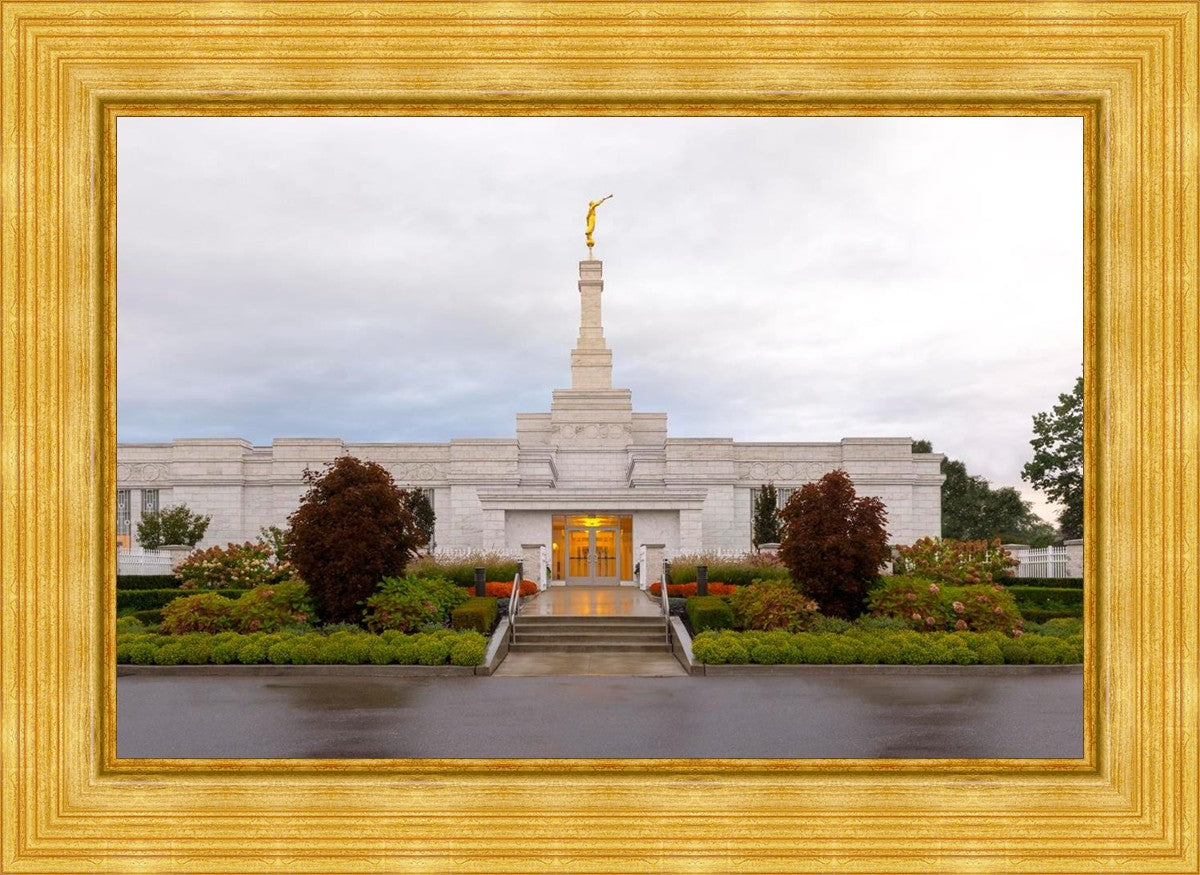 Detroit Temple After The Storm