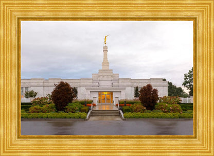 Detroit Temple After The Storm