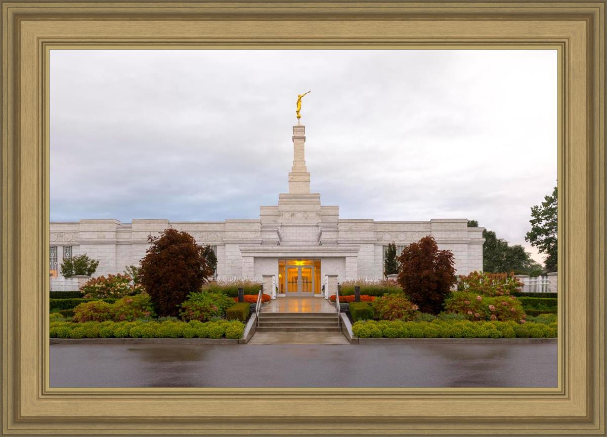 Detroit Temple After The Storm