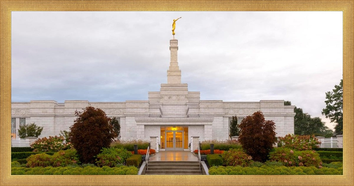 Detroit Temple After The Storm