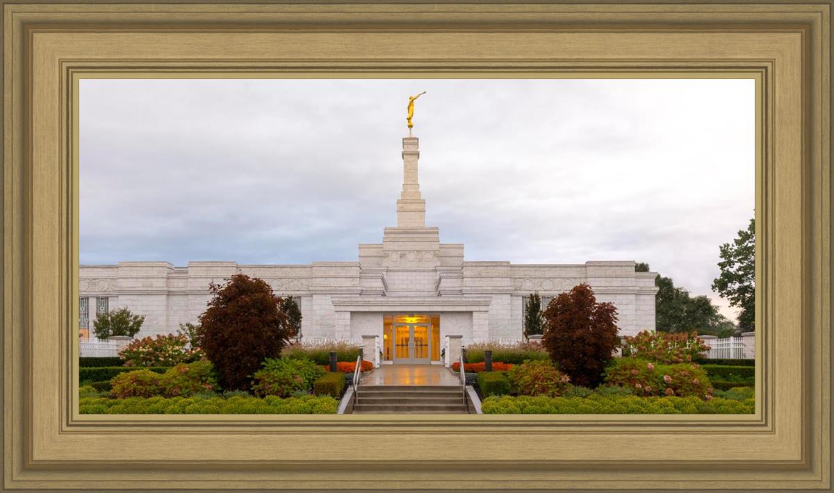 Detroit Temple After The Storm