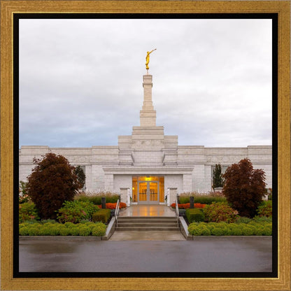 Detroit Temple After The Storm