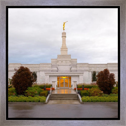 Detroit Temple After The Storm