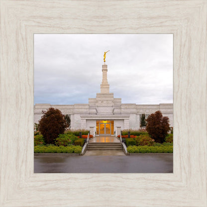 Detroit Temple After The Storm