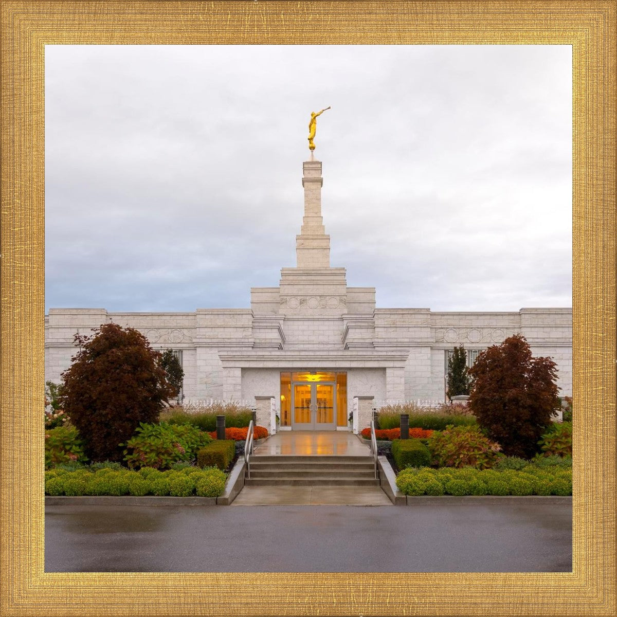 Detroit Temple After The Storm