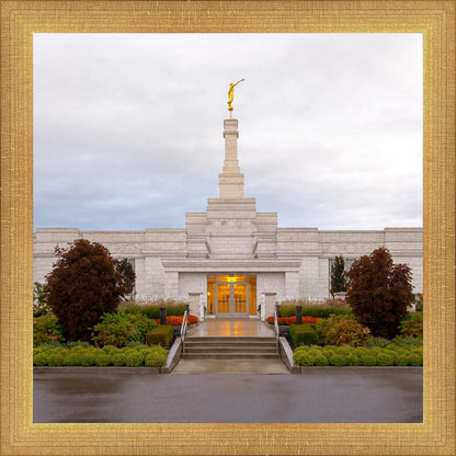 Detroit Temple After The Storm