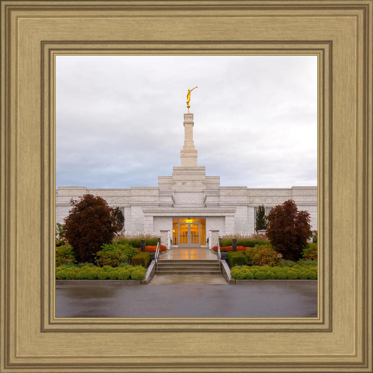 Detroit Temple After The Storm