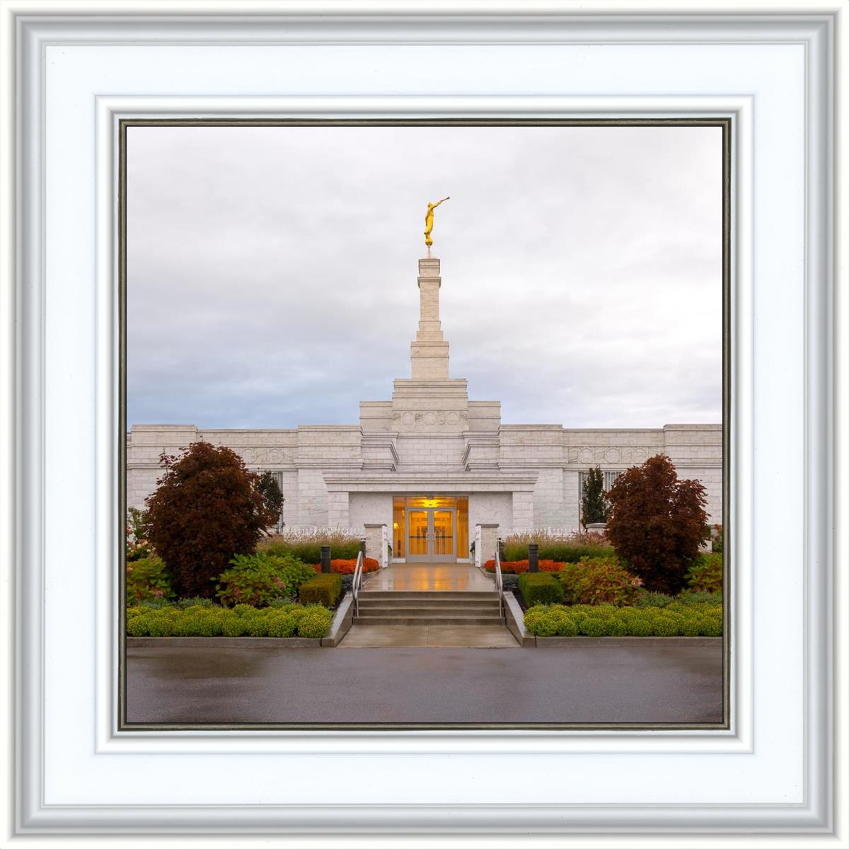 Detroit Temple After The Storm