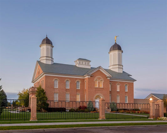 Vernal Temple Late Sunset Gallery Wrap
